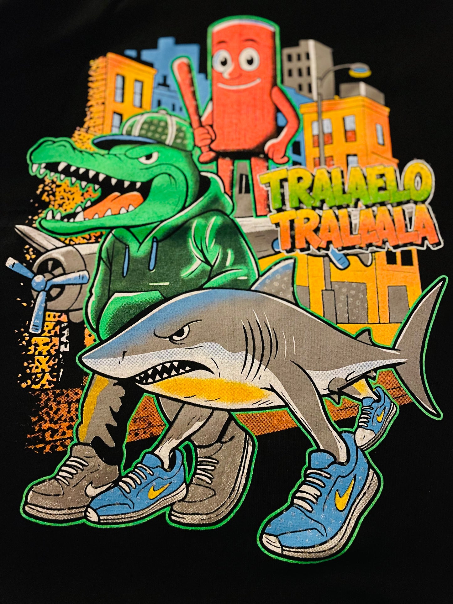 Kids “Italian Brain Rot” Neon Tee