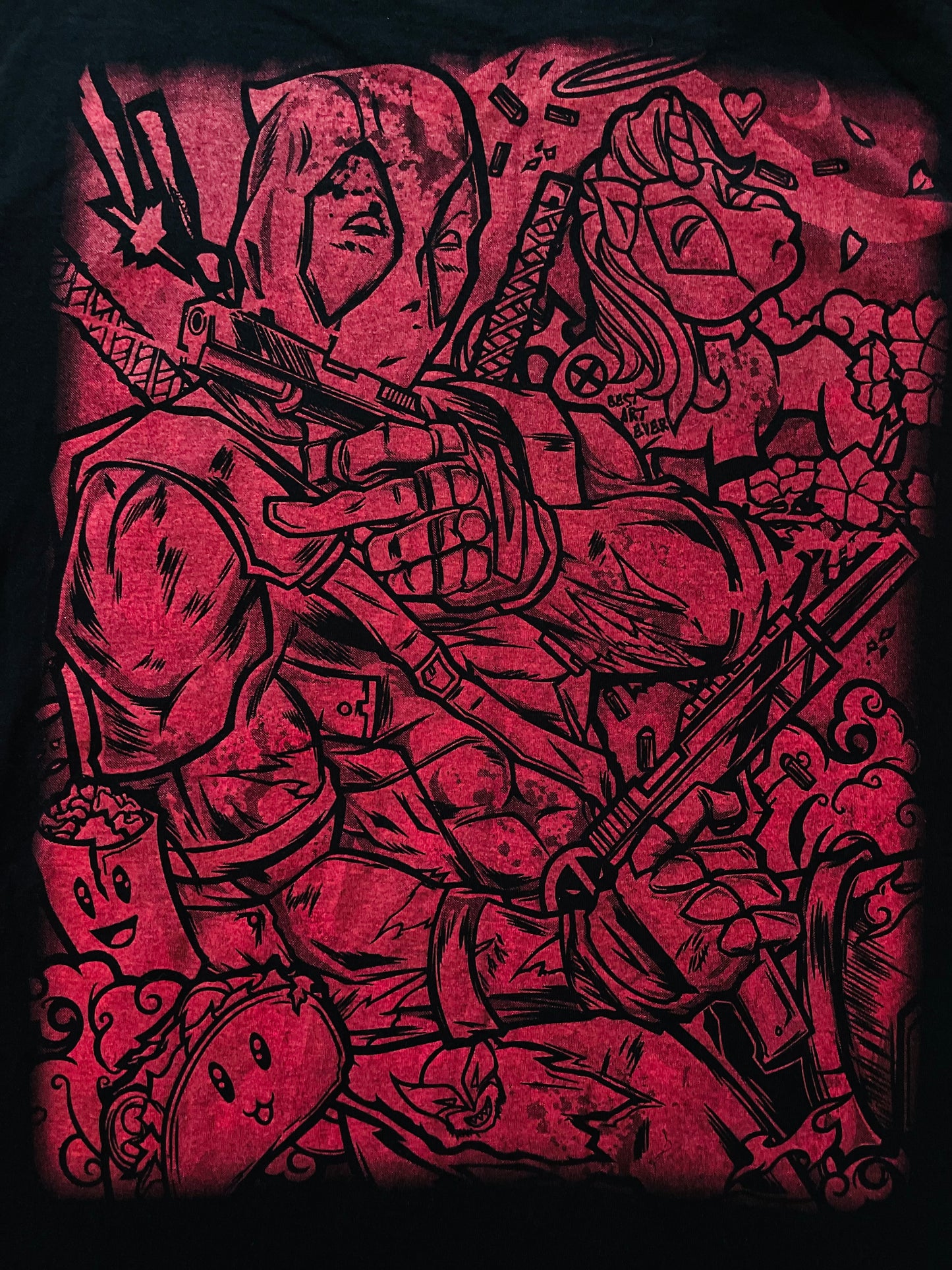 Dead Pool Chimichangas, Unicorns & Tacos 🌮 Neon Tee Shirt