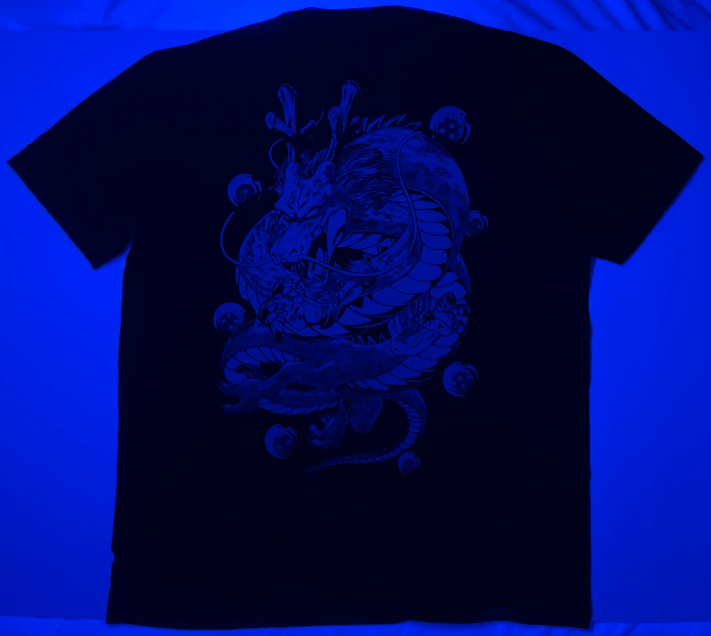 Orange Piccolo, Goku Super Sayan Blue, Ultra Ego Vegeta, Super Sayan Broly, Mystic Gohan Neon T-Shirt (Front & Back Print)