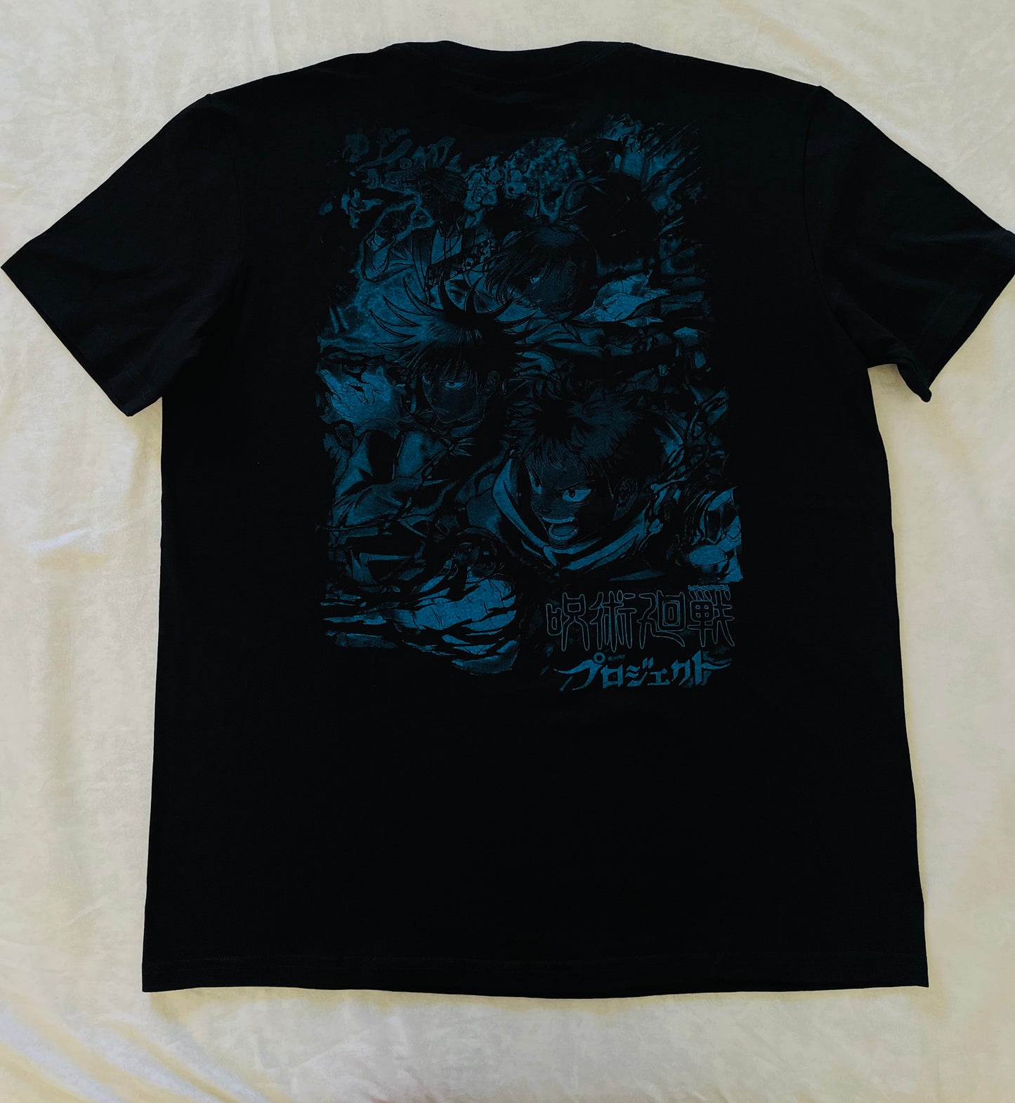 Sukuna Jujutsu Kaisen Vibrant Neón T-Shirt (Front & Back Print)