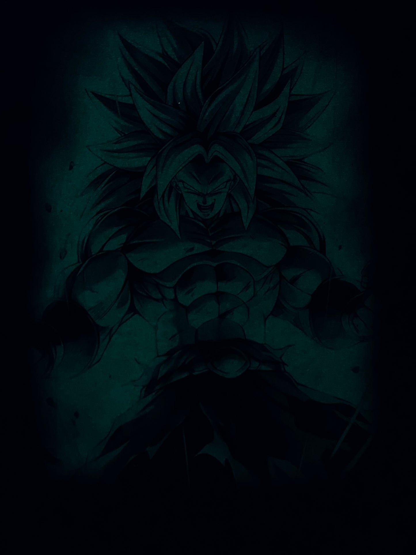 Legendary Sayan Broly Neon T-Shirt (Front & Back Print)