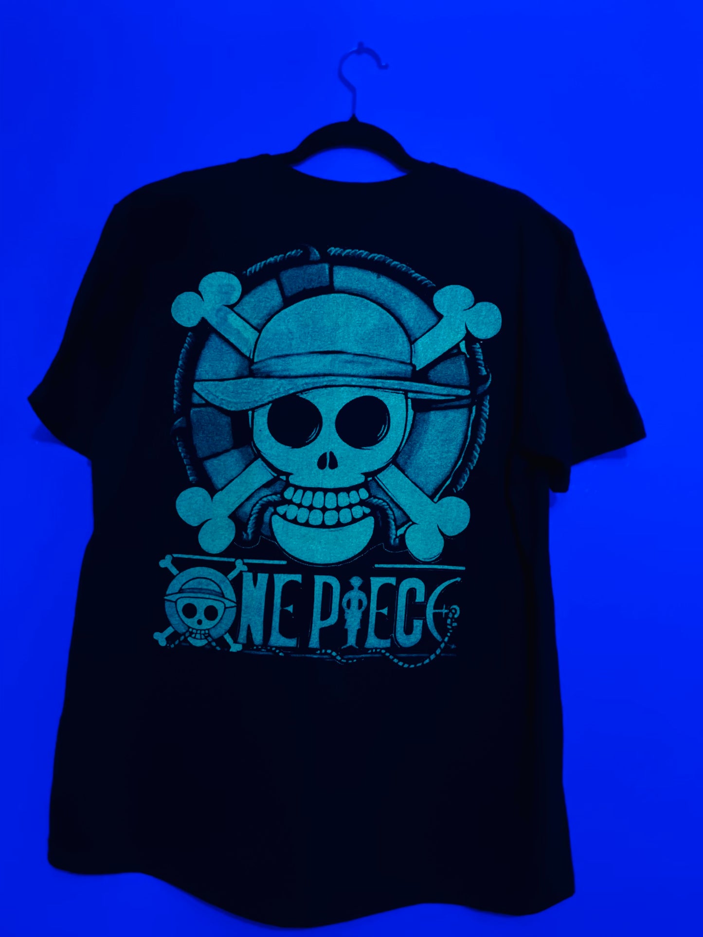 Luffy Gear 5 One Piece Neon Tee & Glows in the Dark