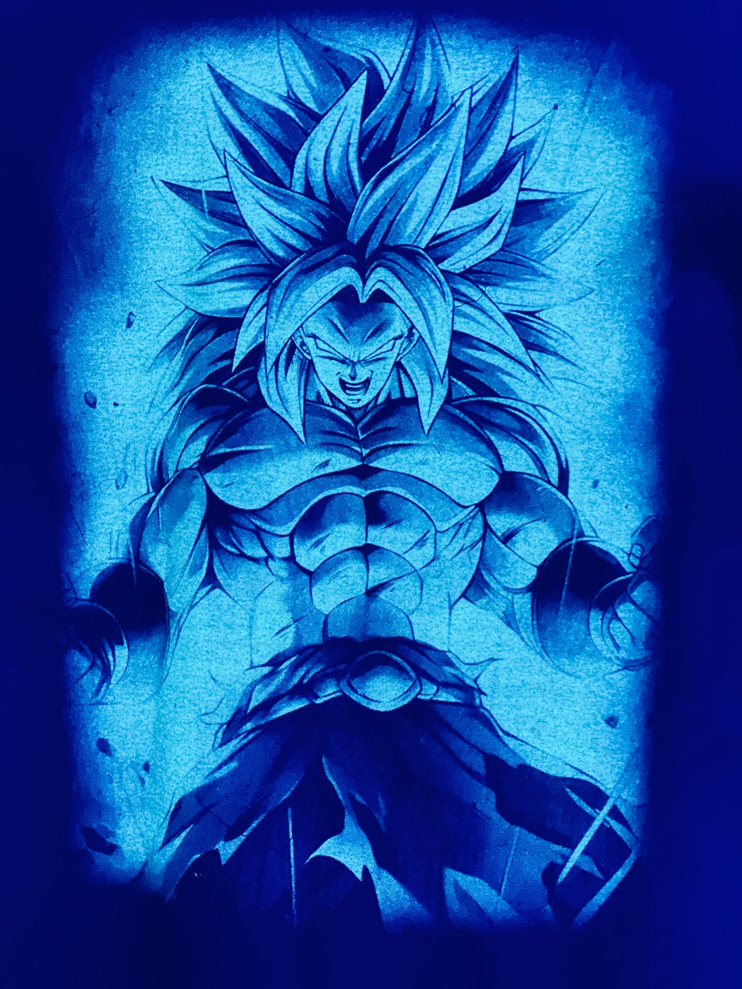 Legendary Sayan Broly Neon T-Shirt (Front & Back Print)