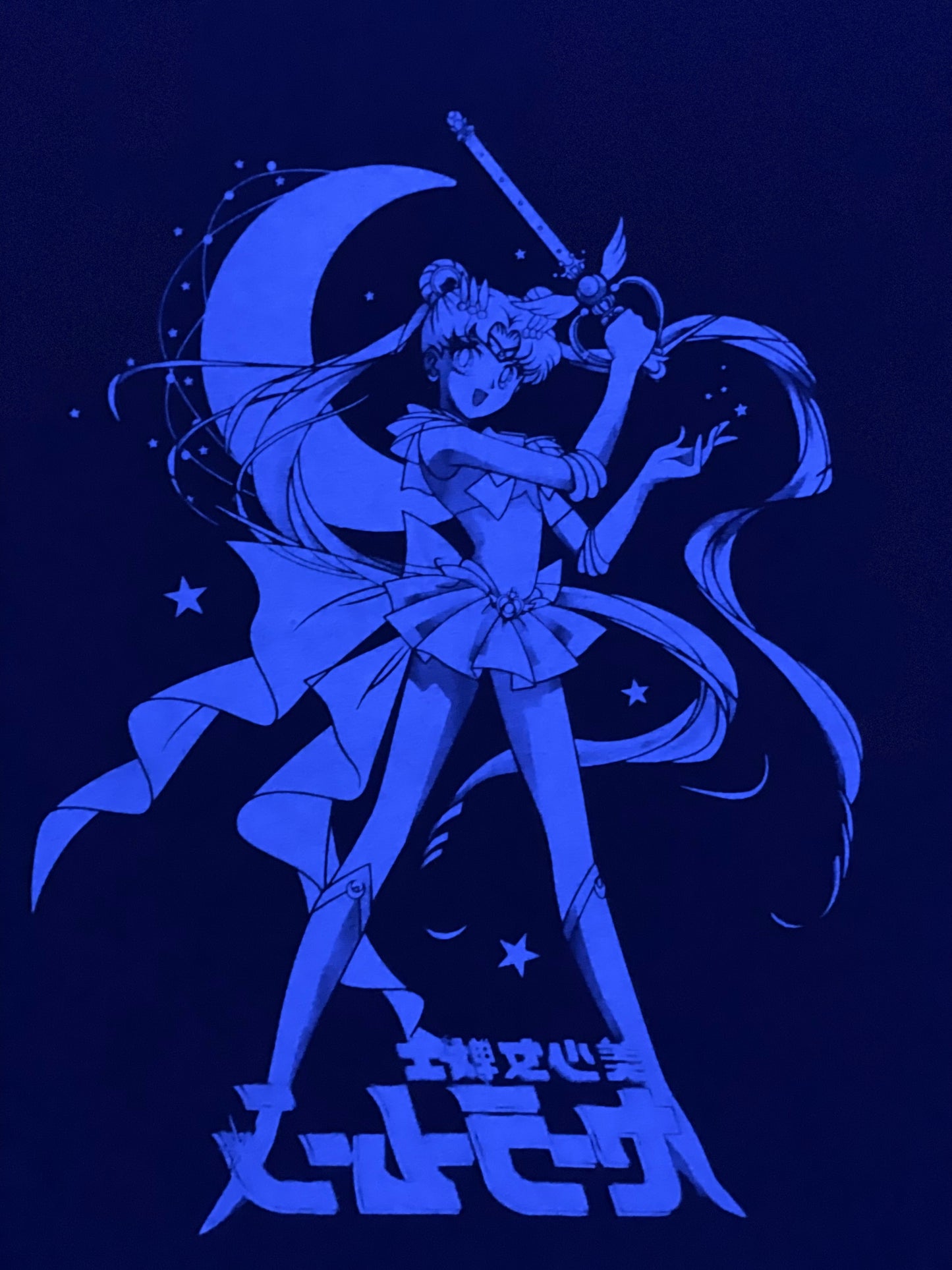 Sailor Moon “Ecchi Anime” Neon T-Shirt (Front & Back Print)