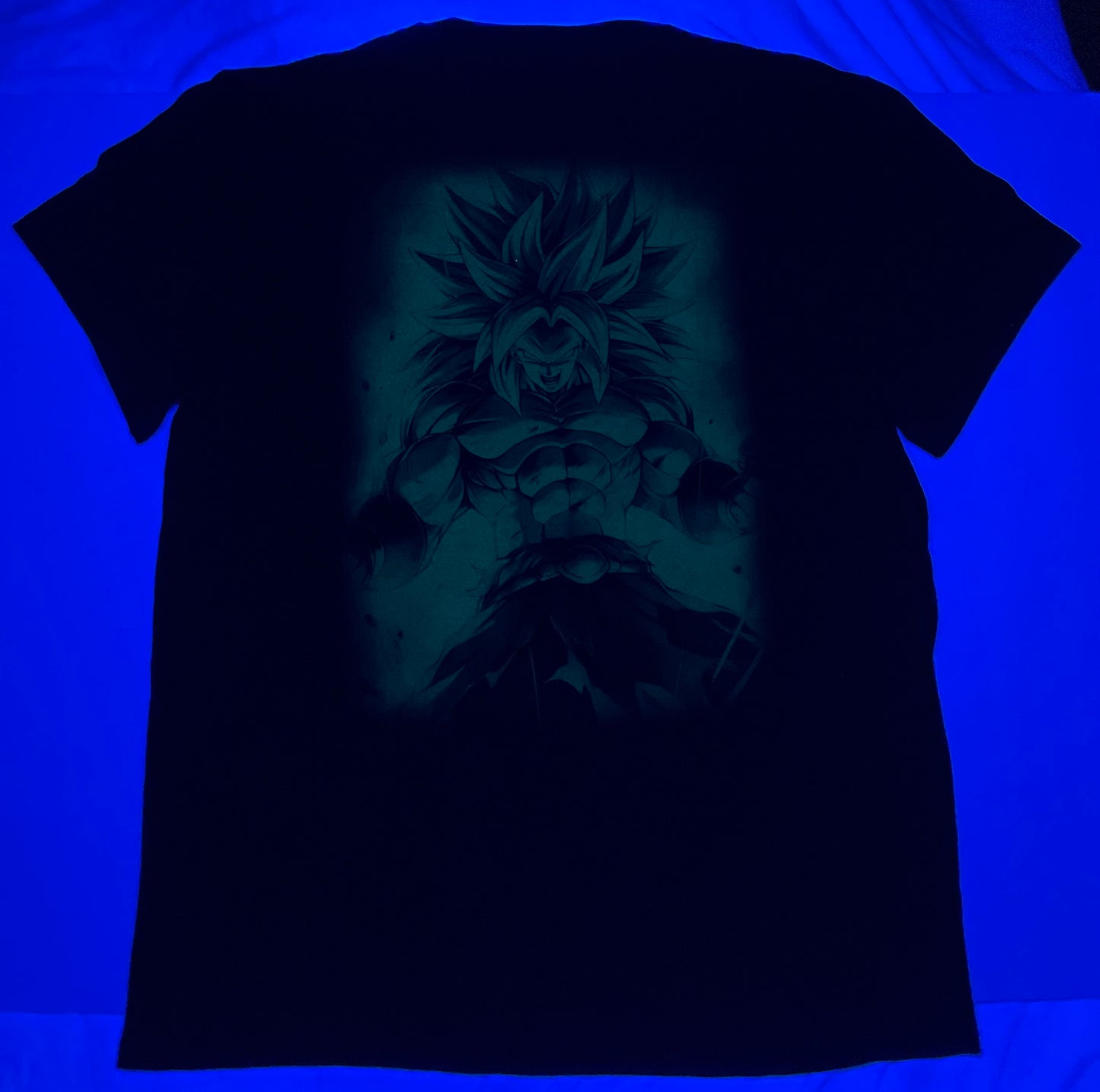 Legendary Sayan Broly Neon T-Shirt (Front & Back Print)
