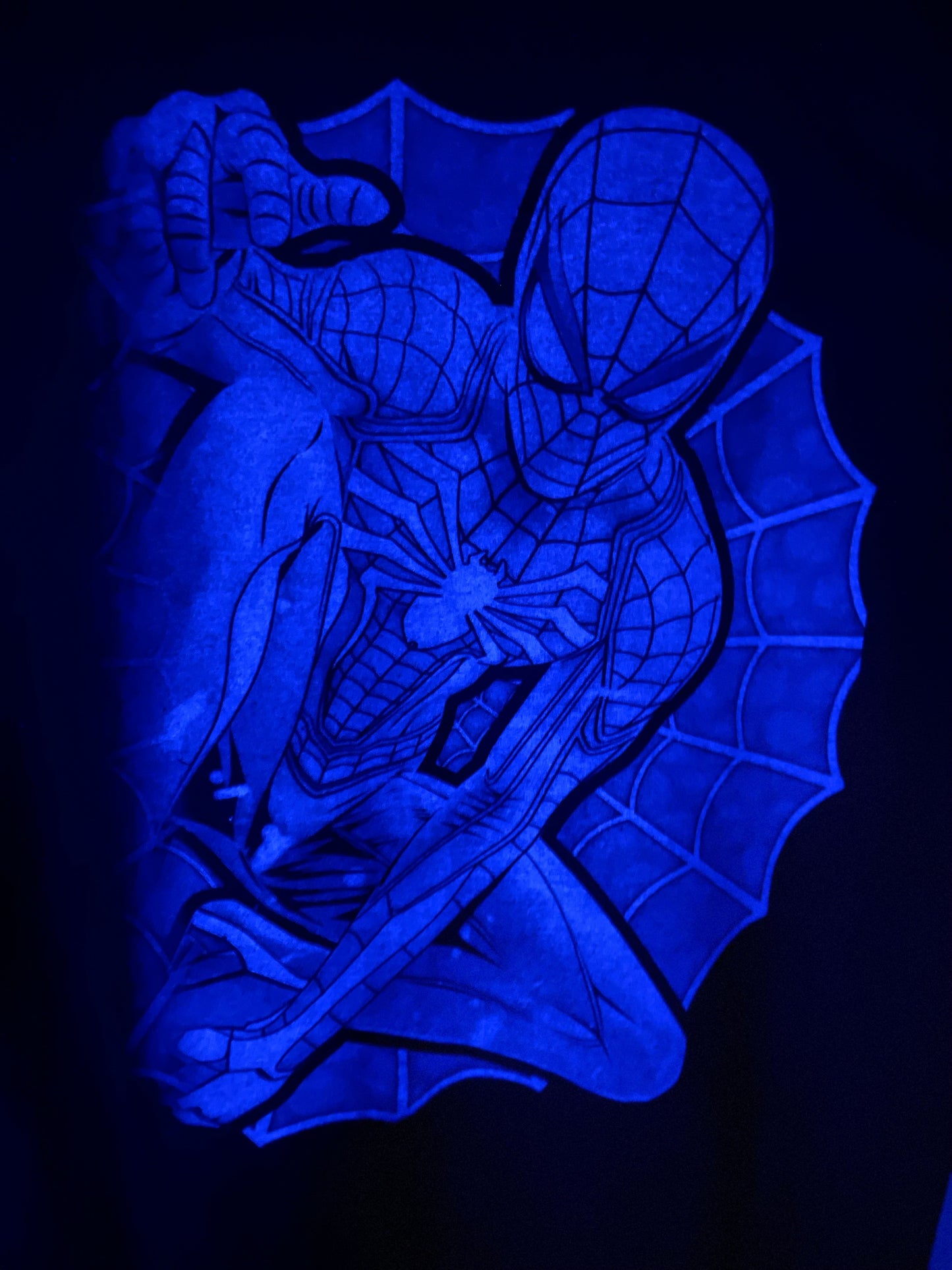 Multi-Verse Spider-mans Neon T-Shirt (Front & Back) Miles Morales Tribute