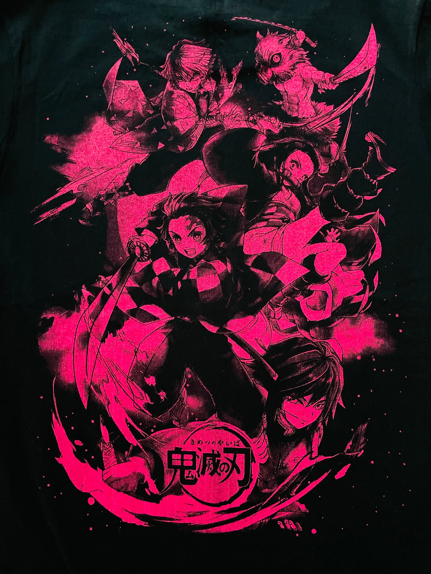 Cherry Blossom Nezuko đ¸ Neon T-Shirt (Front & Back Print)