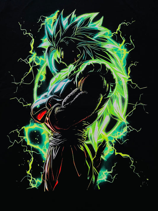 Legendary Broly 🔥😮‍💨 Neon T-Shirt (Front & Back Print)