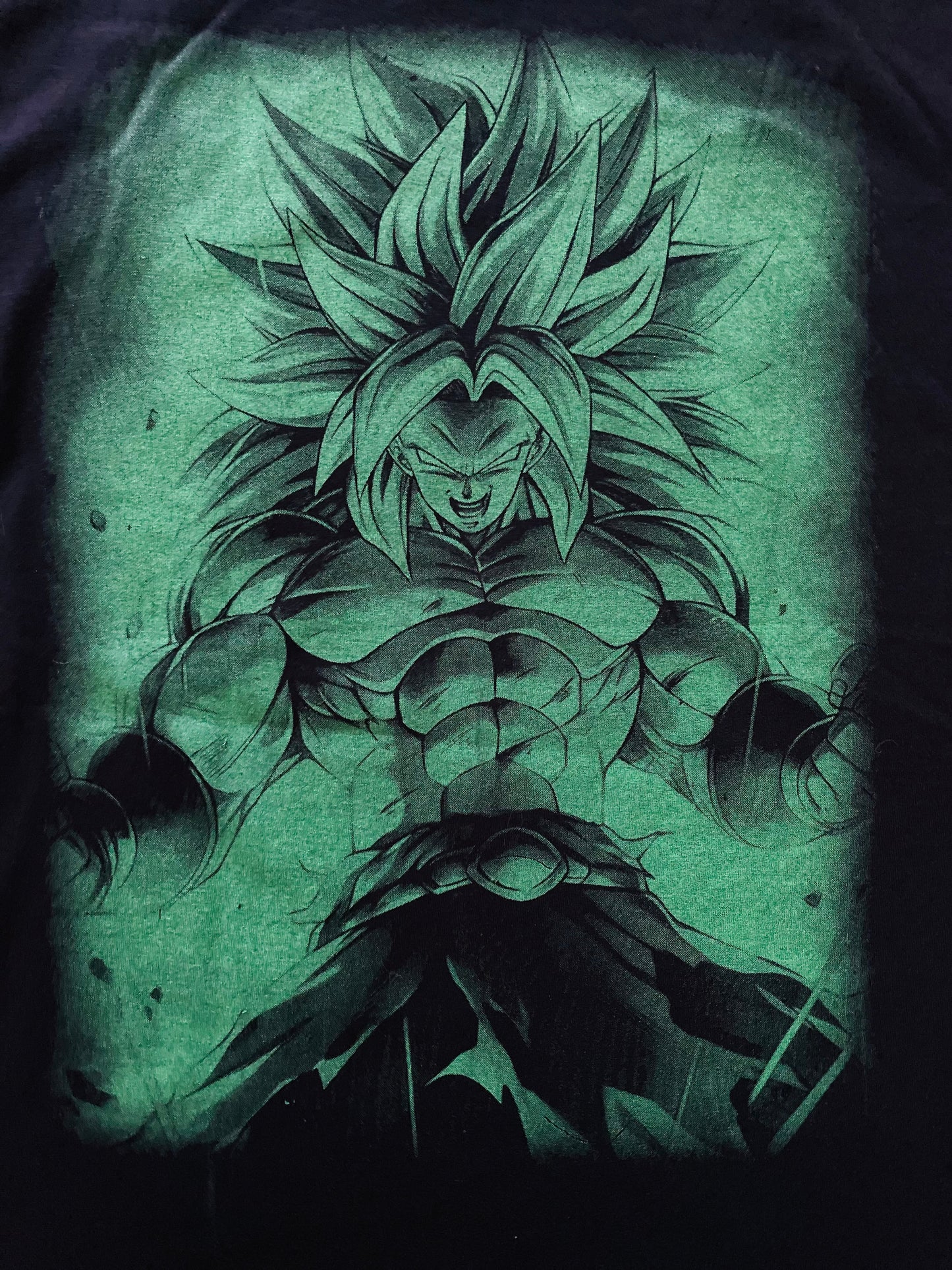 Legendary Broly 🔥😮‍💨 Neon T-Shirt (Front & Back Print)