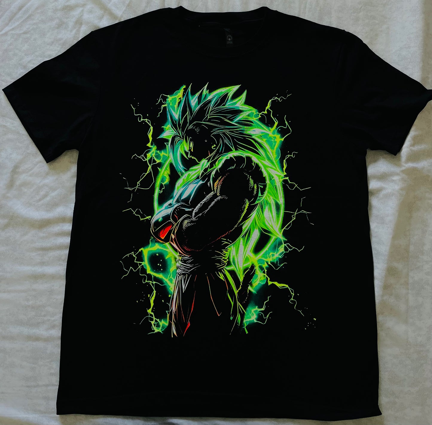 Legendary Broly 🔥😮‍💨 Neon T-Shirt (Front & Back Print)