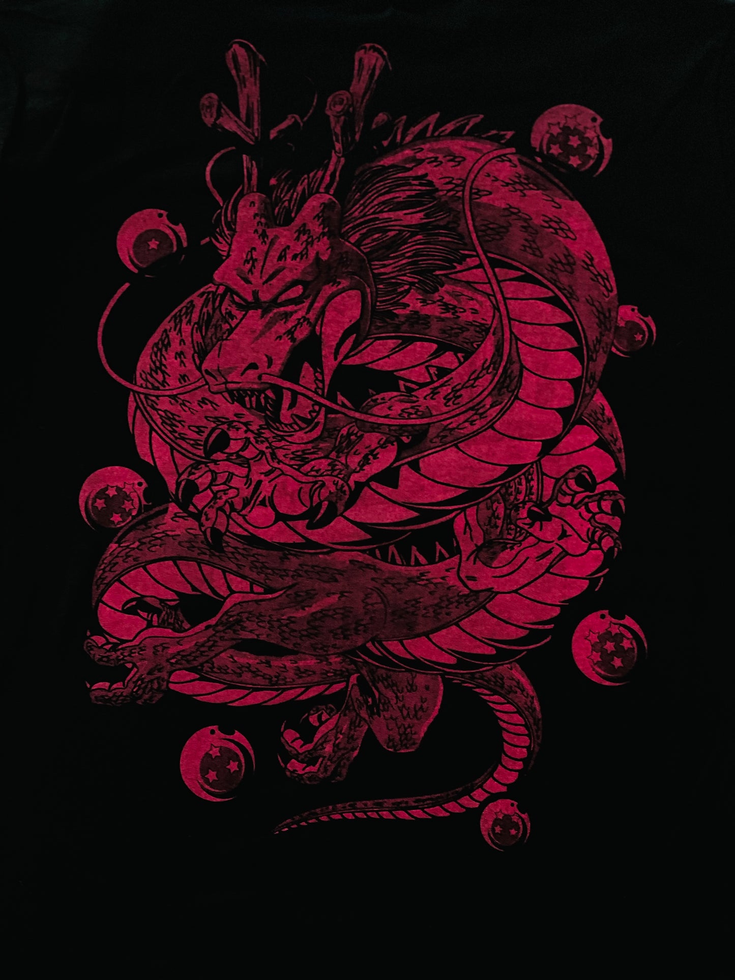 Goku Black Super Saiyan Rosé 
Dragon Ball Super Vibrant Neón T-Shirt (Front & Back Print)