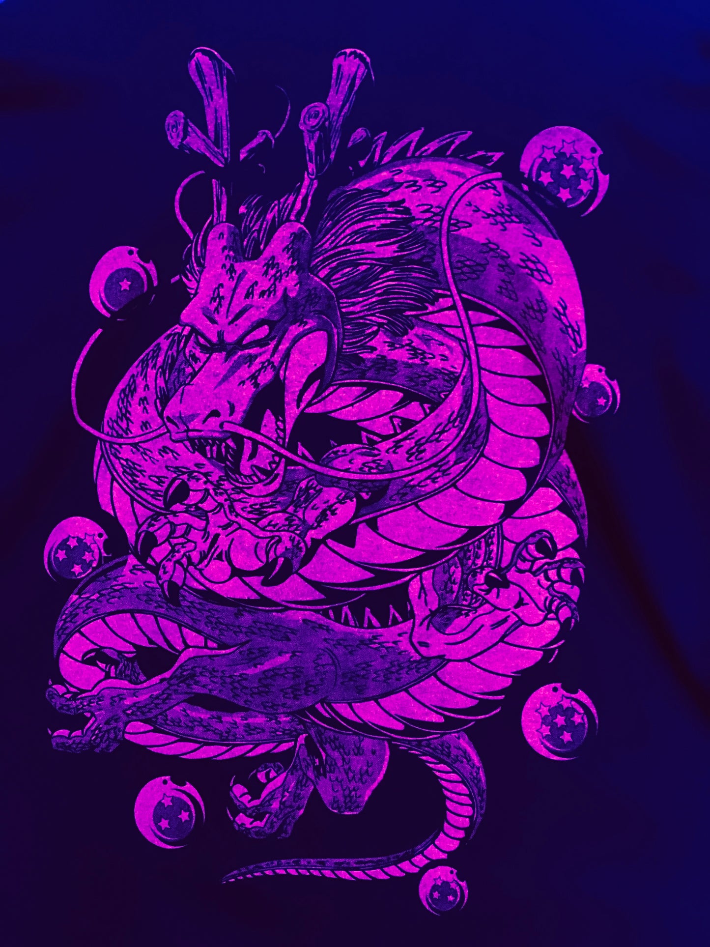 Goku Black Super Saiyan Rosé 
Dragon Ball Super Vibrant Neón T-Shirt (Front & Back Print)