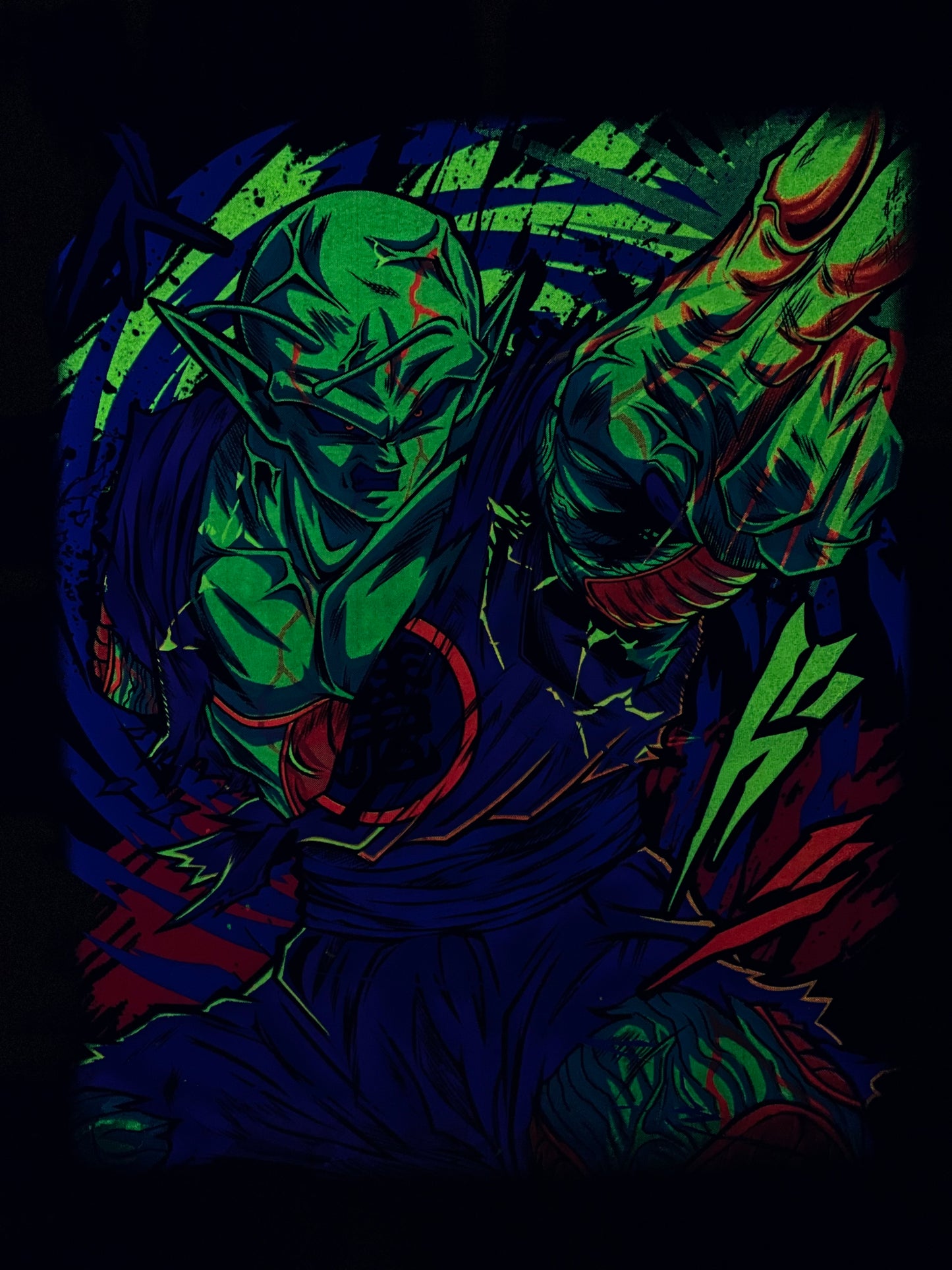 Piccolo “Special Beam Canon”Neon T-Shirt (Front & Back Print)