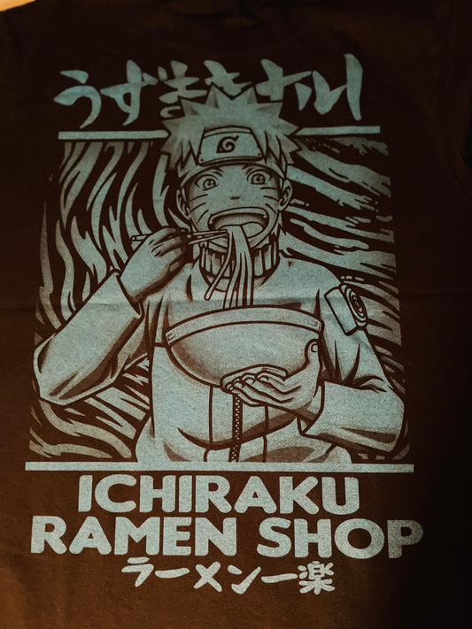 Hiñata Uzumaki “Ecchi Anime” Neon T-Shirt (Front & Back Print)