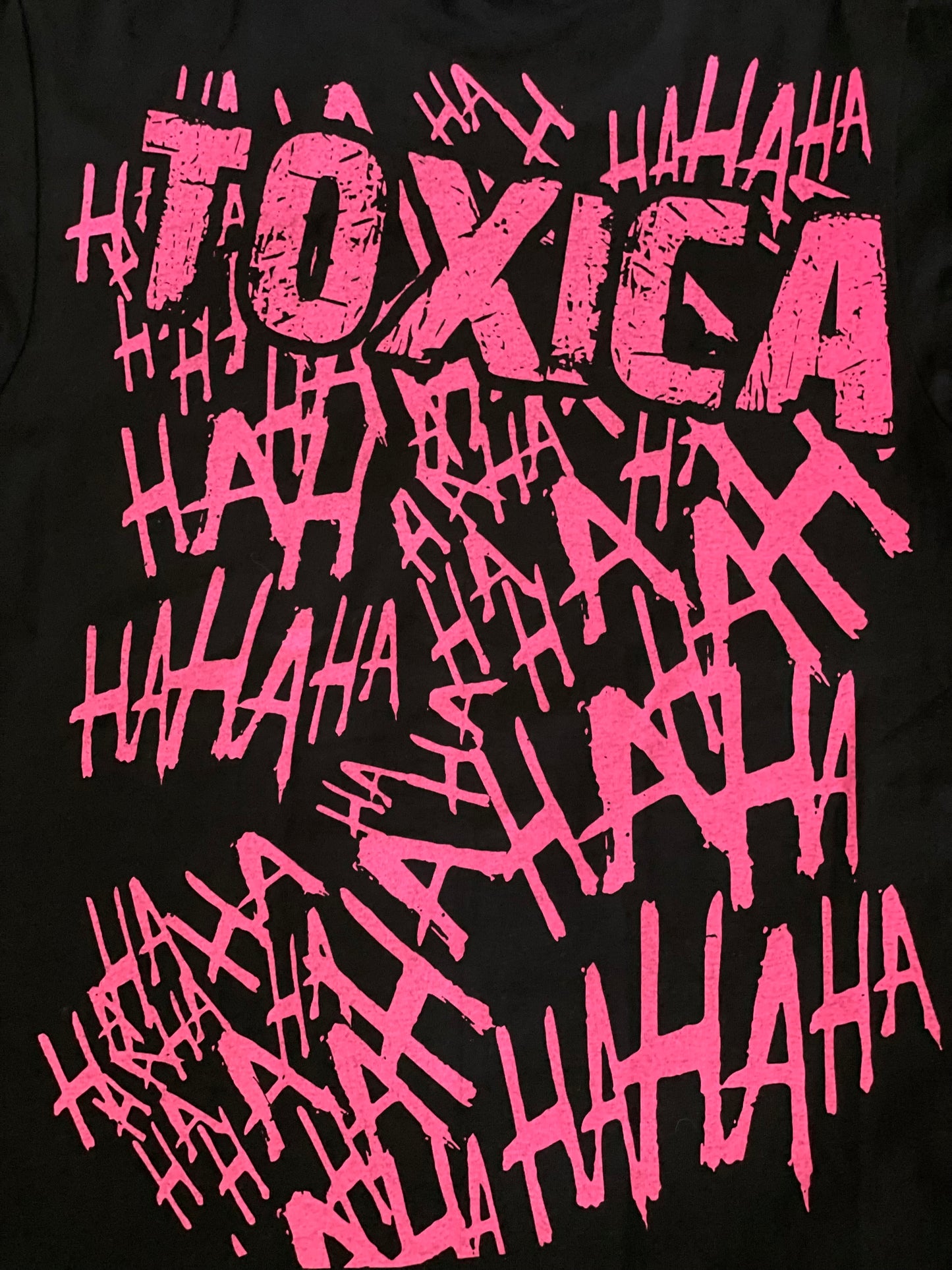 Harley Quinn Neon T-Shirt (Front & Back Print)