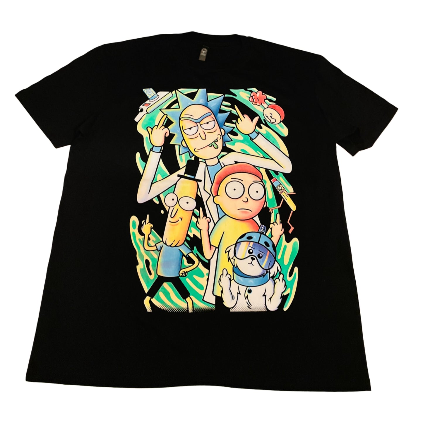 Rick N Morty Front & Back Print UV Tee