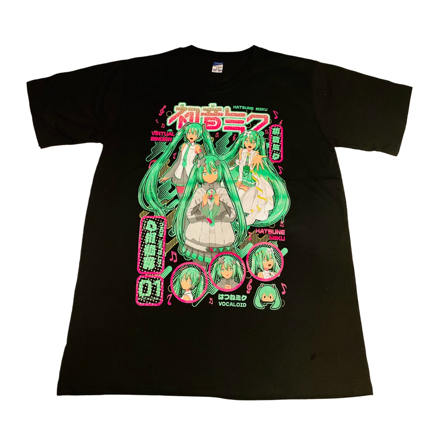 Hatsune Miku x3 Tee UV glow