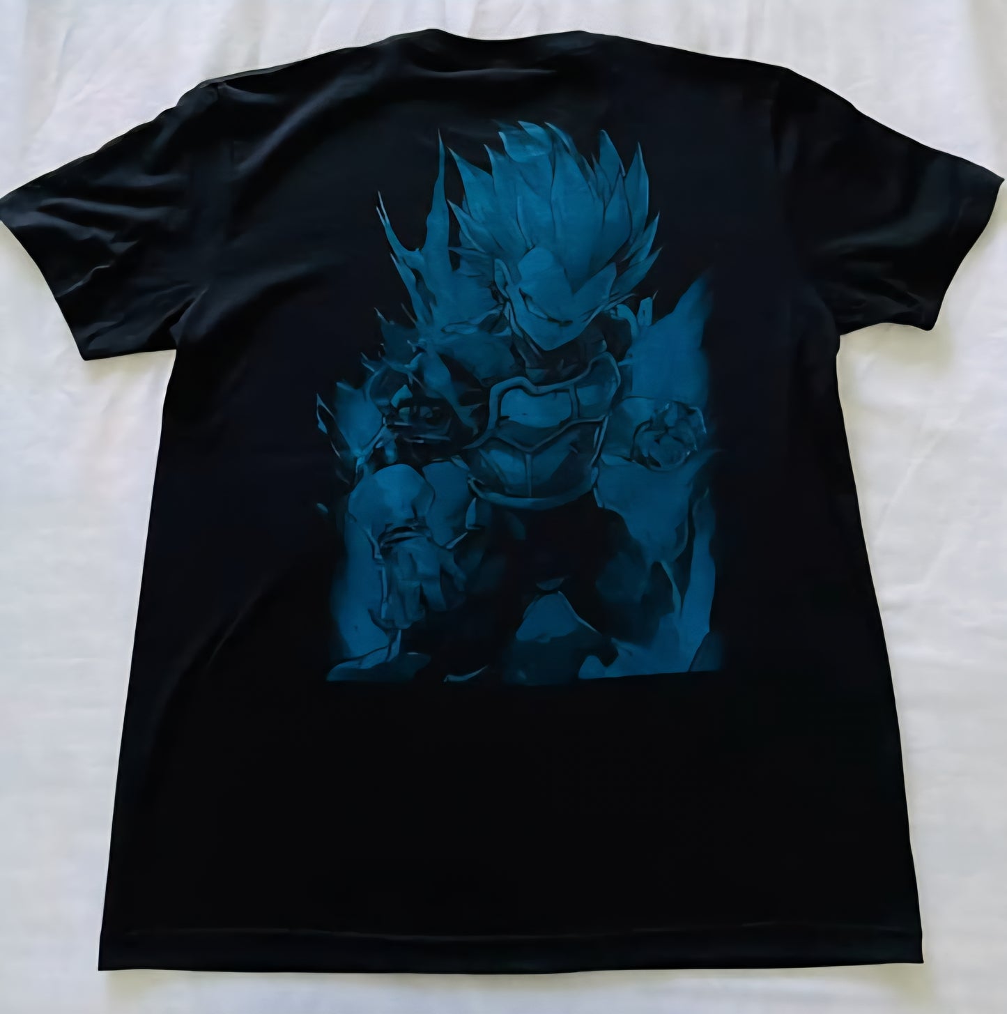 Majin Vegeta Neon Tee Neon T-Shirt (Front & Back Print)